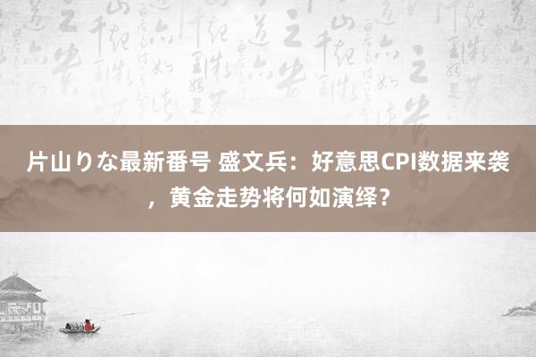 片山りな最新番号 盛文兵：好意思CPI数据来袭，黄金走势将何如演绎？