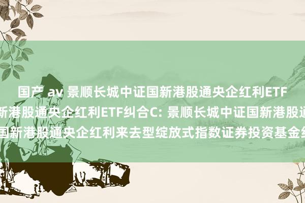 国产 av 景顺长城中证国新港股通央企红利ETF纠合A，景顺长城中证国新港股通央企红利ETF纠合C: 景顺长城中证国新港股通央企红利来去型绽放式指数证券投资基金纠合基金基金合同